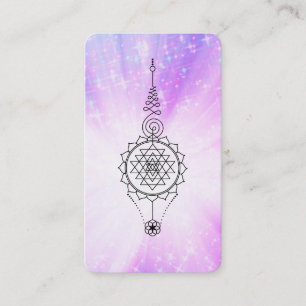 Carte De Visite ~ Sparkle . Reiki Energy Healing Rays Nirvana