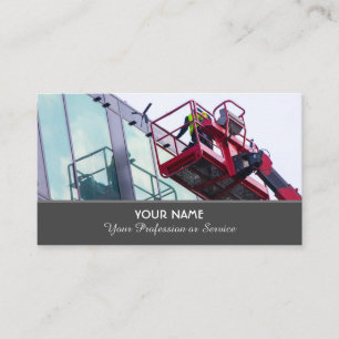 Carte De Visite Spécialiste de grues de construction et de platefo