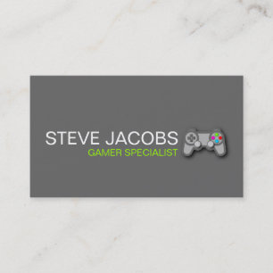 Carte De Visite Spécialiste de jeux vidéo Joueur