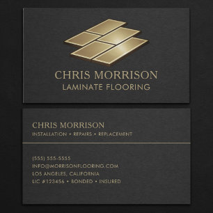 Carte De Visite Spécialiste de Revêtement de Sol Stratifié