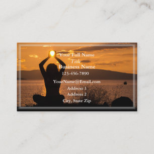 Carte De Visite Spécialiste du Yoga ou de la Santé Mentale HAMbyWG