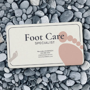 Carte De Visite Spécialiste en soins des pieds