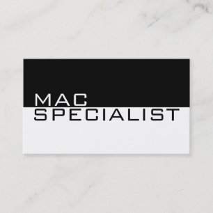 Carte De Visite Spécialiste Mac Réparation d'Ordinateur Portable S