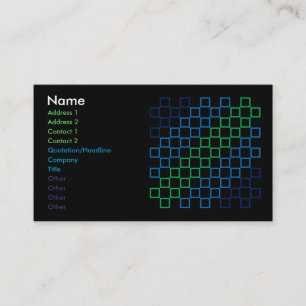Carte De Visite Spectre de couleurs par bandes diagonales motif pa