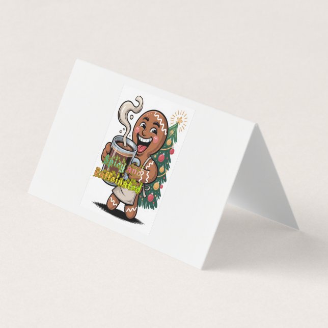 Carte De Visite Spicy and Caffeinated (Devant)