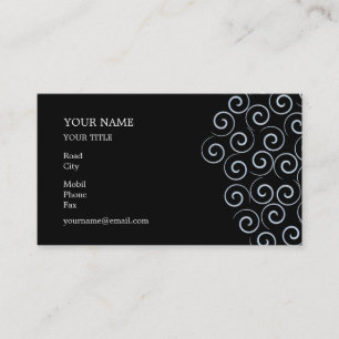 Carte de visite spirale