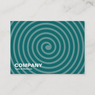 Carte De Visite Spirale - Tons verts