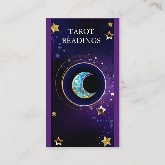 Carte De Visite Spirituel de Tarot Mystique Zen (Devant)