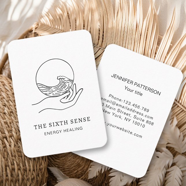 Carte de visite spirituel Energie Heiler Reiki (Créateur téléchargé)
