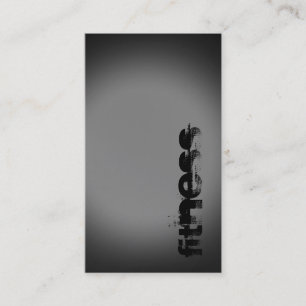 Carte de visite sportif Black Grey tendance