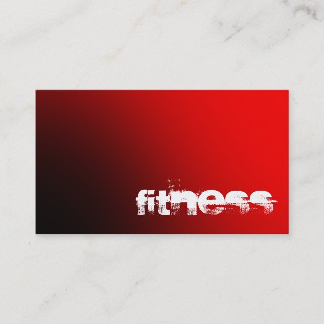 Carte de visite sportif Dark Red Light (Devant)