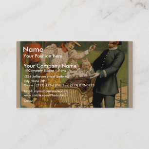 Carte De Visite Sporting Life, 'La première arrestation du polici