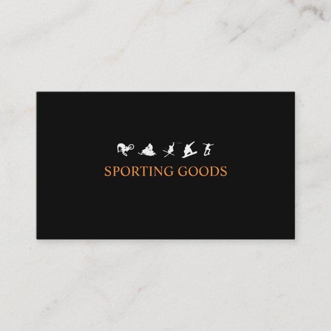 Carte De Visite Sports (Devant)