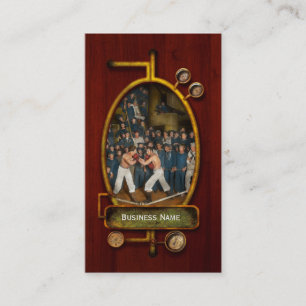 Carte De Visite Sports - Boxe - Le deuxième tour 1896