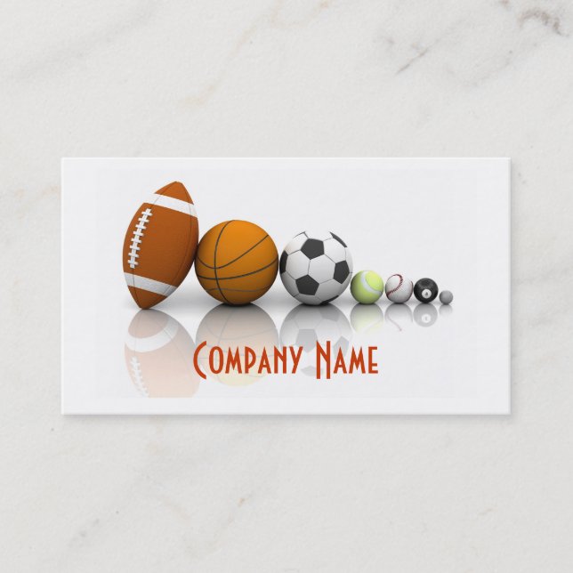 Carte De Visite Sports/carte de visite de boules (Devant)
