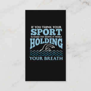 Carte De Visite Sports nautiques Hobby Nage