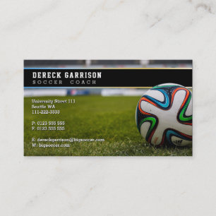 Carte De Visite Sports professionnels du car   du football