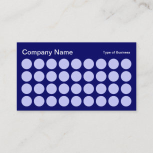 Carte De Visite Spots - Bleu en poudre, Bleu blanc et Dp Navy
