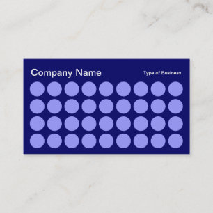 Carte De Visite Spots - Pastel Blue, White et Dp Navy