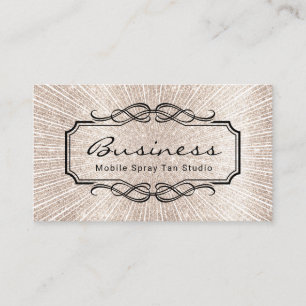 Carte De Visite Spray mobile Tan Studio Ivory Gold Parties scintil