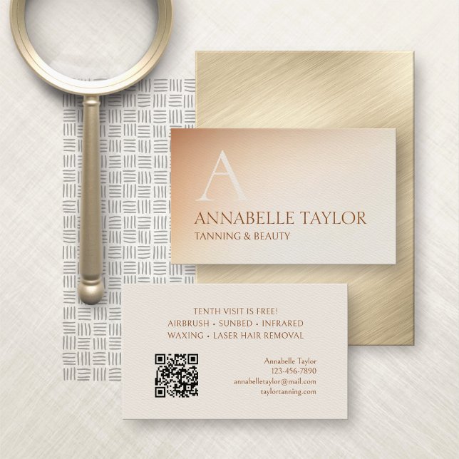 Carte De Visite Spray Sunbed Tanning Beauté (Créateur téléchargé)