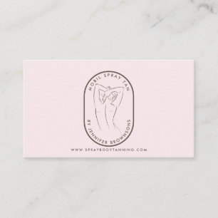 Carte De Visite Spray Tan Femme Soins de la peau