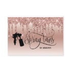 Spray tan script goutte à goutte parties scintilla