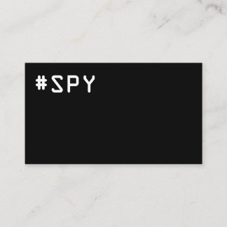Carte De Visite #SPY - télécarte