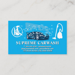 Carte De Visite Squeegee   Nettoyage par pulvérisation   Vacum   L