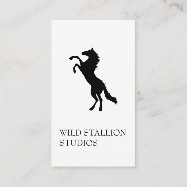 Carte De Visite Stallion (Devant)