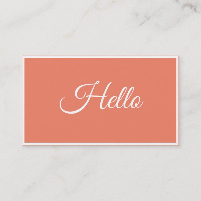 Carte De Visite Standard - Avec suivi (Devant)