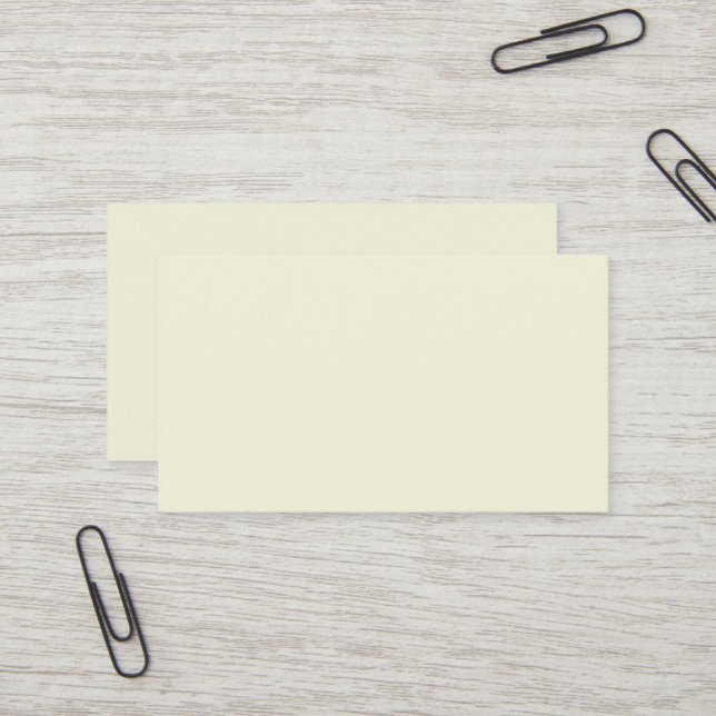 Carte de visite standard beige (Devant/Arrière en situation)