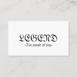 Carte de visite standard de 3,5 pouces x 2,0 pouce