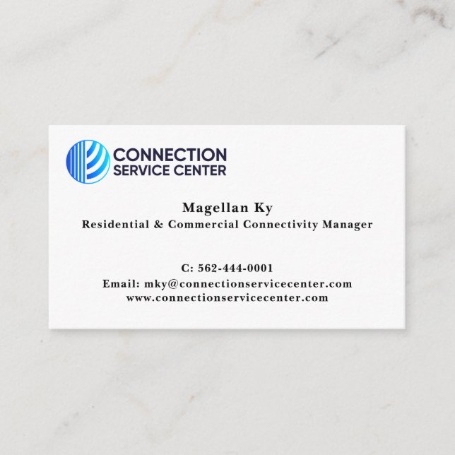 Carte de visite standard de 3,5 pouces x 2,0 pouce (Devant)