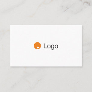 Carte De Visite Standard de votre entreprise de couleur