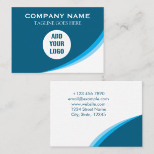CARTE DE VISITE STANDARD l LOGO ET INFORMATIONS PE
