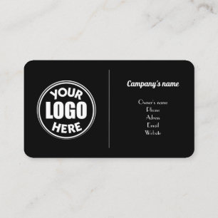 CARTE DE VISITE STANDARD NOIR