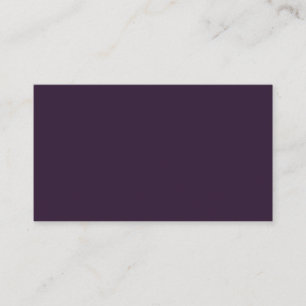 Carte de visite standard pourpre foncé
