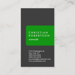 Carte de visite standard vertical tendance
