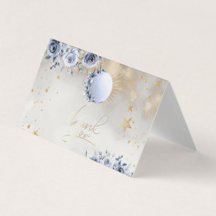Carte De Visite Star Gold Sun Moon Stars Rose Night Sky