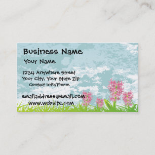 Carte de visite Starflower rose