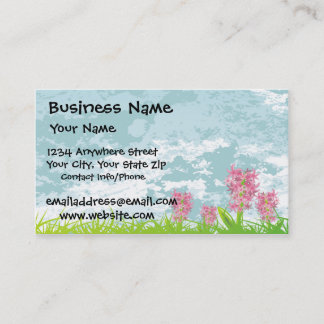 Carte de visite Starflower rose