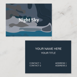 Carte De Visite Stars de nuit Sky