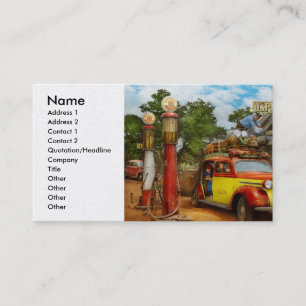 Carte De Visite Station d'essence - Livraison fraîche à Pie Town 1