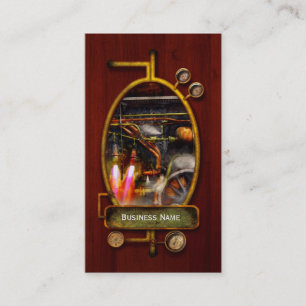 Carte De Visite Steampunk - train - l'express superbe