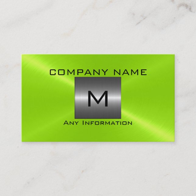 Carte De Visite Steel metal (Devant)