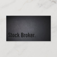 Stock Broker Professional Gras Texte noir