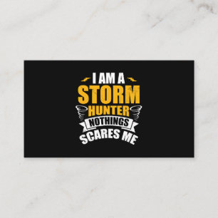 Carte De Visite Storm Hunter Design pour Tornado Hunter Storm Spot