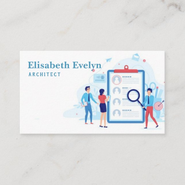 Carte De Visite Stratégie de recrutement (Devant)
