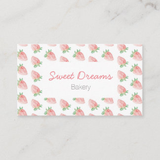 Carte De Visite Strawberry card
